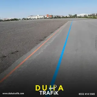 Yol Çizgi Boyama — Foto Galeri — Duha Trafik | Otopark Çizgileri ve Zemin Boyama Hizmetleri