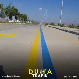 Otopark Çizgi Boyama — Foto Galeri — Duha Trafik | Otopark Çizgileri ve Zemin Boyama Hizmetleri
