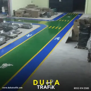 Zemin silim uygulaması — Foto Galeri — Duha Trafik | Otopark Çizgileri ve Zemin Boyama Hizmetleri