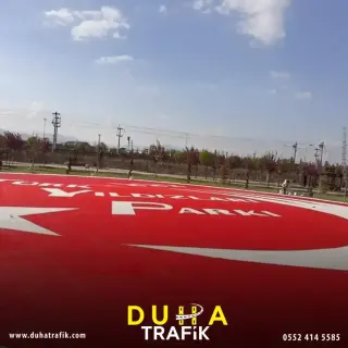 Fabrika boyama — Foto Galeri — Duha Trafik | Otopark Çizgileri ve Zemin Boyama Hizmetleri