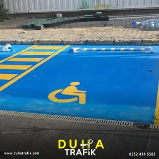 Zemin silim uygulaması — Foto Galeri — Duha Trafik | Otopark Çizgileri ve Zemin Boyama Hizmetleri