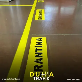 Yol Çizgi Boyama — Foto Galeri — Duha Trafik | Otopark Çizgileri ve Zemin Boyama Hizmetleri