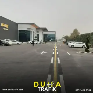 Otopark Çizgi Boyama — Foto Galeri — Duha Trafik | Otopark Çizgileri ve Zemin Boyama Hizmetleri