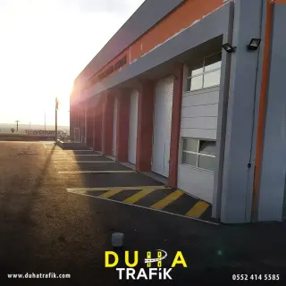 Yol çizgi işaretleri — Foto Galeri — Duha Trafik | Otopark Çizgileri ve Zemin Boyama Hizmetleri