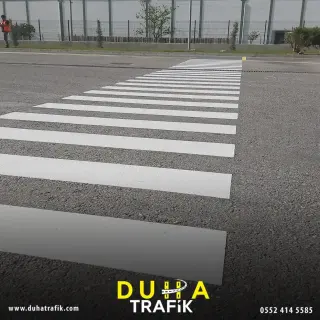 Yol Çizgi Boyama — Foto Galeri — Duha Trafik | Otopark Çizgileri ve Zemin Boyama Hizmetleri