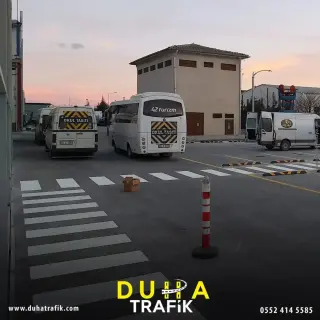 Yol Çizgi Boyama — Foto Galeri — Duha Trafik | Otopark Çizgileri ve Zemin Boyama Hizmetleri